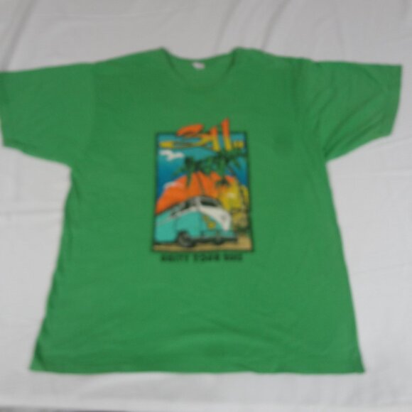 311 UNITY TOUR 2013 PALM TREES VW BUS - GREEN XL T-SHIRT L211 (SPOT C PICS) - Picture 3 of 10